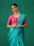 Pink Elegance Brocade Blouse with Elastic Loops